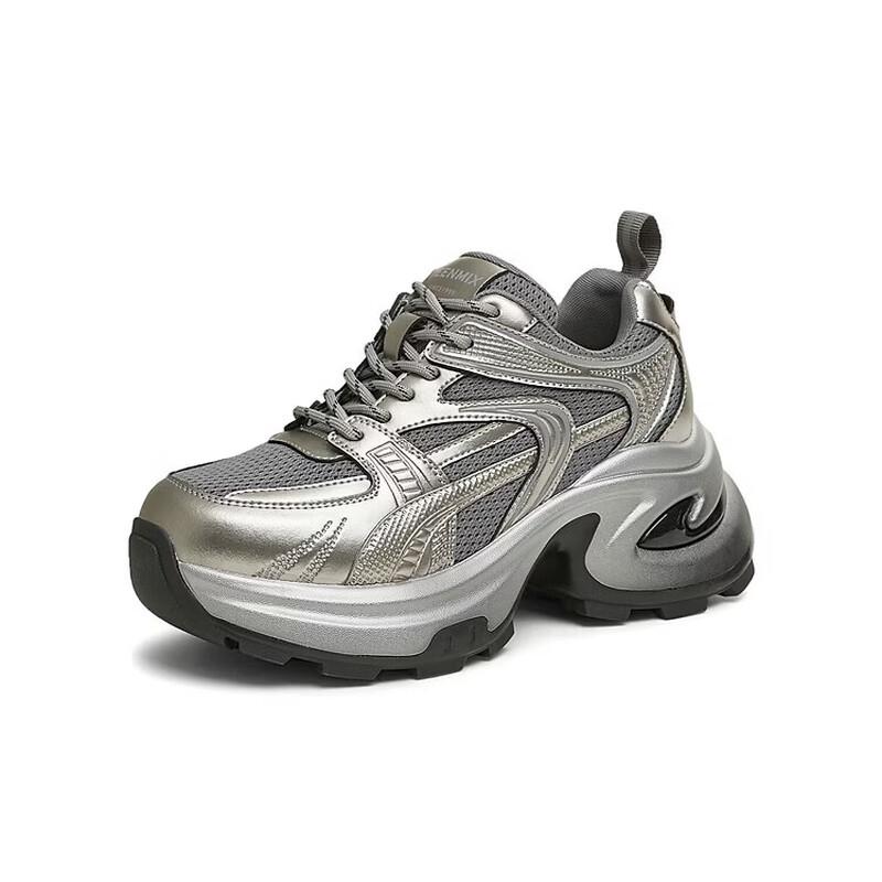 

Temeiya Women s Lace-up Daddy Casual Shoes 39