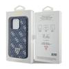 Guess 4G Triangle Metal Logo - Etui Iphone 15 Pro (Niebieski)
