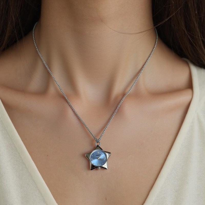 Celestials Zeitmesser Anhänger Halskette Vielseitiger Schmuck Verstellbare Kette für den täglichen Gebrauch Besondere Anlässe