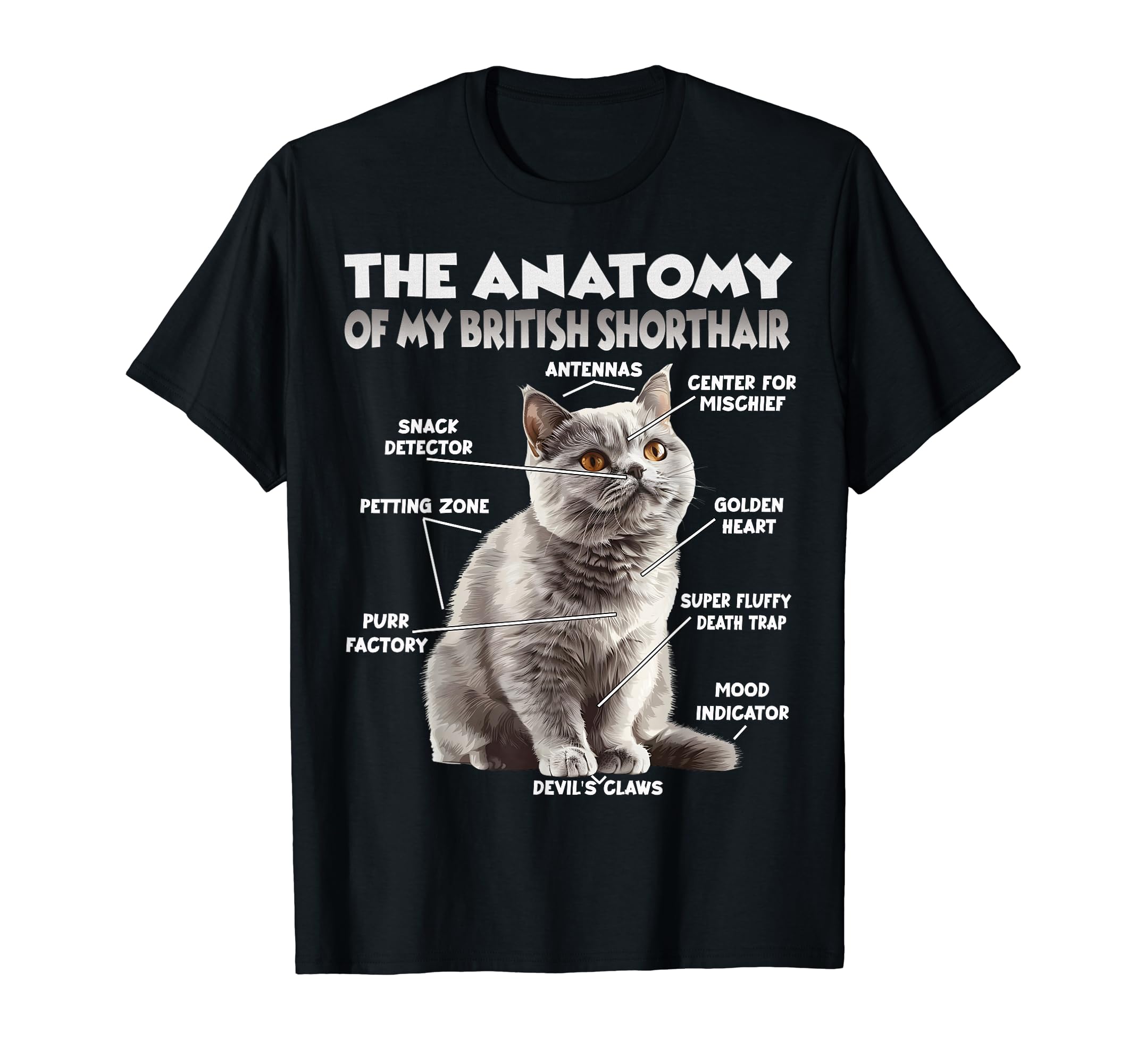 British Shorthair T-shirt | T-shirt for British Shorthair cat owners