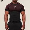 GYMSHARK Men's Quick-Dry Breathable Compression Short Sleeve T-Shirt