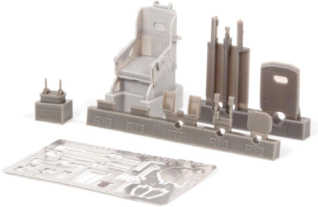 Eduard 1/48 Brassin F-86F Ejection Seat (for Hasegawa) Plastic Model Kit Parts EDU6481056 (Airplane)