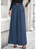 European Casual High-Waisted Wide-Leg Trousers for Women, Slimming and Versatile.