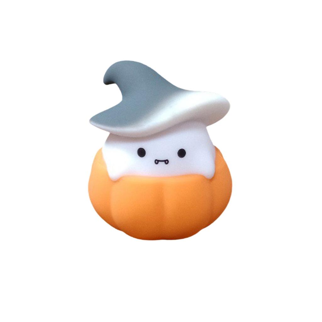 Pumpkin Night Light Halloween Silicone Pat Light USB Charging 3-speed Dimming Atmosphere Light