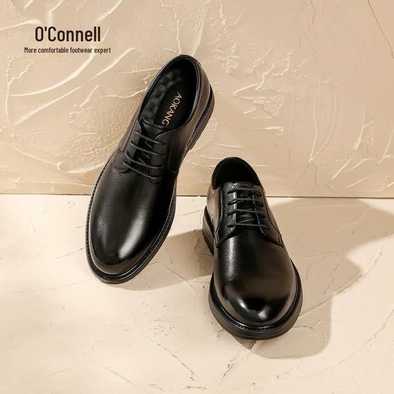 Aokang Men s Leather Business Derby Shoes EU 42