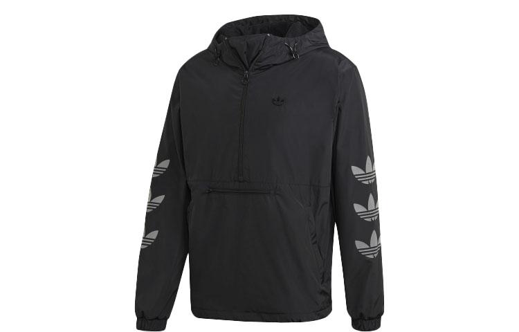 Adidas Originals Regen Wb Tref Jackets Men s Black Hooded Moderate Other GE1307 L