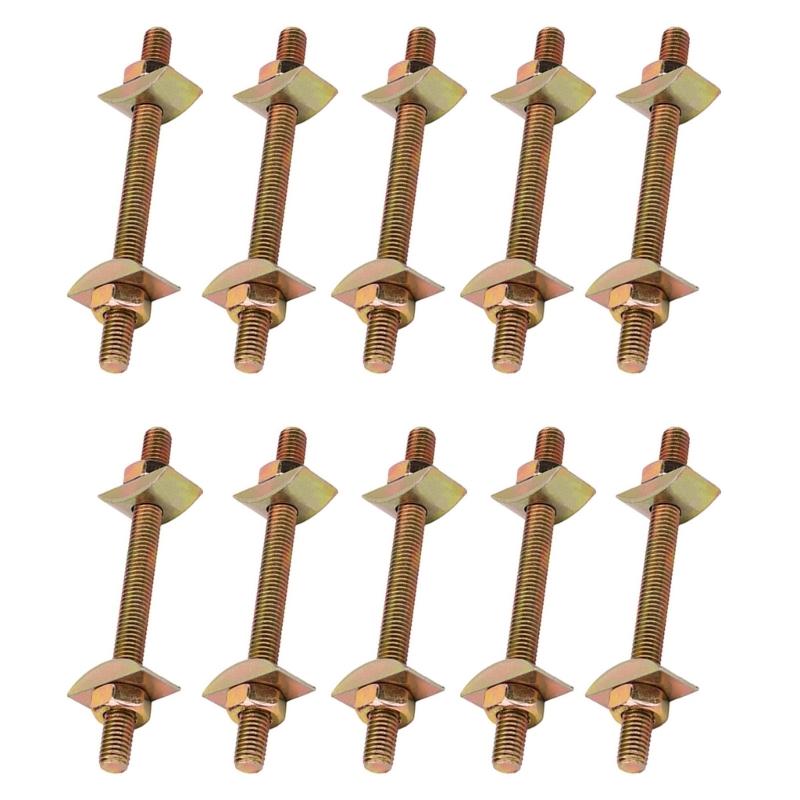 

10 Set Countertop Joint Fasteners M8x80/M8x100 Rust Resistant Connectors set for Secure Furniture & Table connection 1