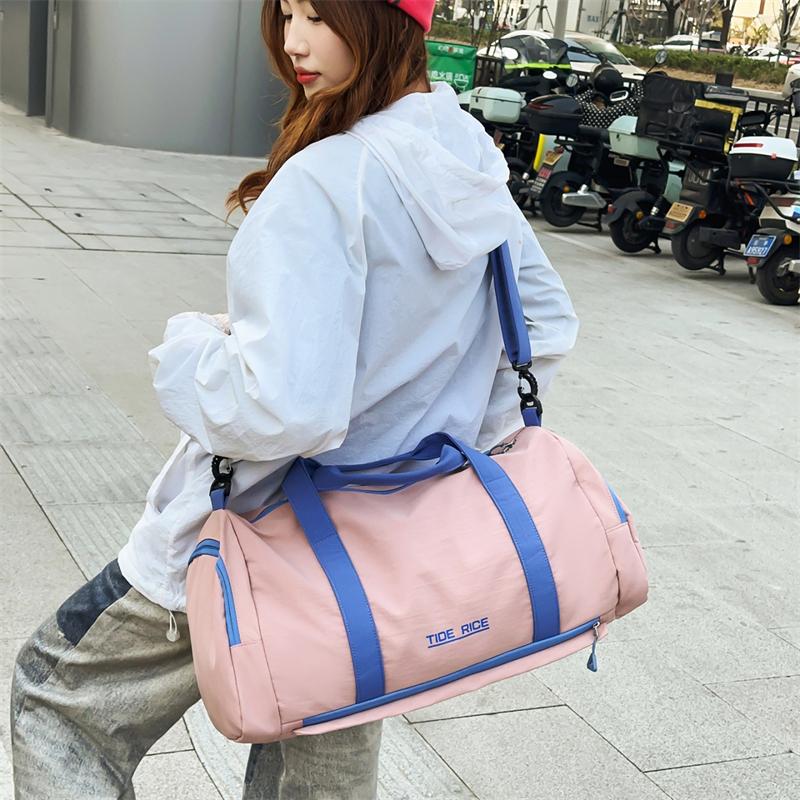 Sports Travel Bag Luggage Bag Large Capacity Yoga Bag Storage Fitness Bag Shoulder Crossbody Bag