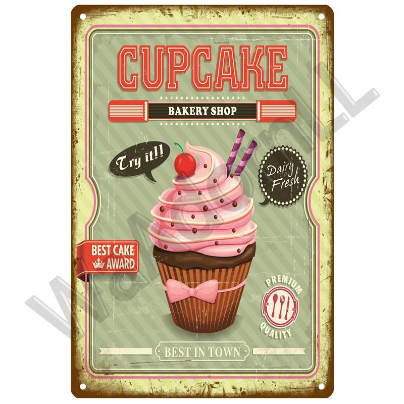 Retro DINER Plåtskylt Poster Vintage Väggposters Metallskylt Dekorativ Väggplatta Köksskylt Metall Vintage Dekor Tillbehör