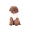 MONCHOUCHOU Hi! Bear Fur Zip-up Jacket White