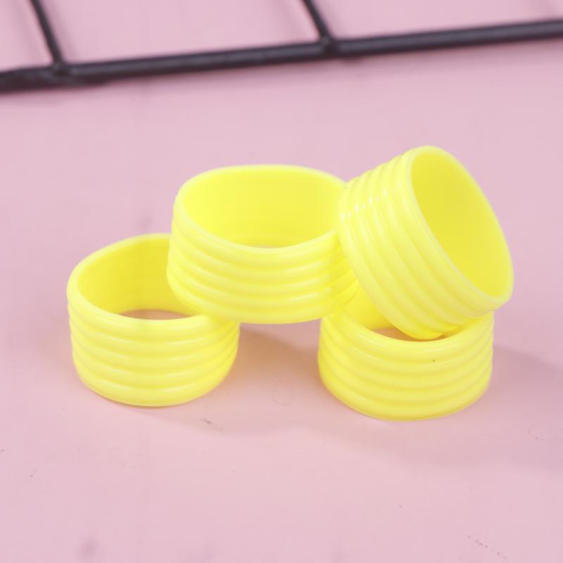 4-Qty Pack Tennis Racquet Silicone Handle Rings, Sweat-guard, Maximized Comfort, Tennis Gear Essential