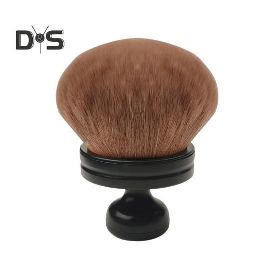 

Кисть для макияжа Stamp, многофункциональная кисть-аппликатор для автозагара, портативная синтетическая основа, рассыпчатая пудра, тени для век, румяна, солнцезащитный лосьон для лица и тела чёрный