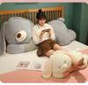 Large Cute Rabbit Hugging Plush Toy for Girl's Bed - Sleeping Pillow & Sweater Doll