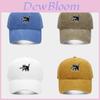 Casquette de baseball brodée Chat Animal avec sangle réglable pour sortie d'été