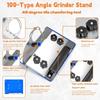 Angle Grinder Stand for Tile 45°Chamfer Cutting,Angle Grinding Fixed Holder,Ceramic Tile Chamfer Bracket,Stainless Steel Beveler
