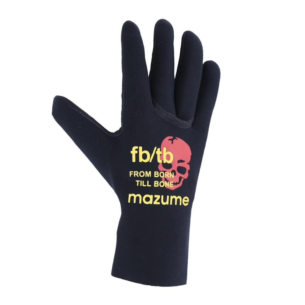 Mazume Neoprene Gloves 650 Black X Yellow L MZGL-F650-08