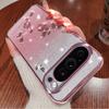 KADEM For Google Pixel 9 Pro XL Gradient Glitter Case Soft TPU Phone Cover with Lanyard