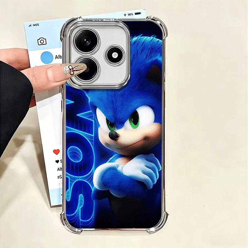 

Super S-Sonics Cartoon Soft Phone Case For Xiaomi Poco X7 X8 Pro Max X6 X5 X3 F8 Ultra F7 M8 M7 M5S Redmi 15C 15A 15 14C 13C 12C Xiaomi Poco M8 Pro