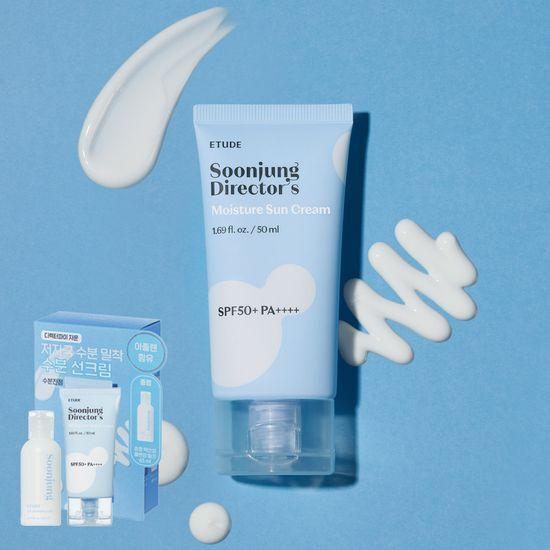 Etude Pure Director Moisture Sunscreen 50ml Promotion (with 65ml Mildly Acidic Cleansing Milk)