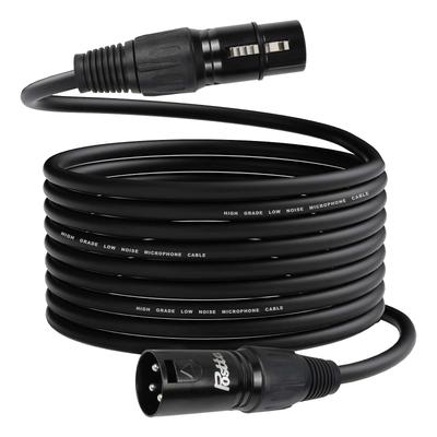 Postta XLR Cable 10M Microphone Cable 3-pin XLR Microphone Cable (Male-Female) Compatible with Harmonizers, Digital Mixers, Patchbays, Preamps,