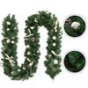 Artificial Flower Panels Bow Plastic Rattan Christmas Wreath Rattan Decoration Christmas Crafts Supplies Christmas Decorations