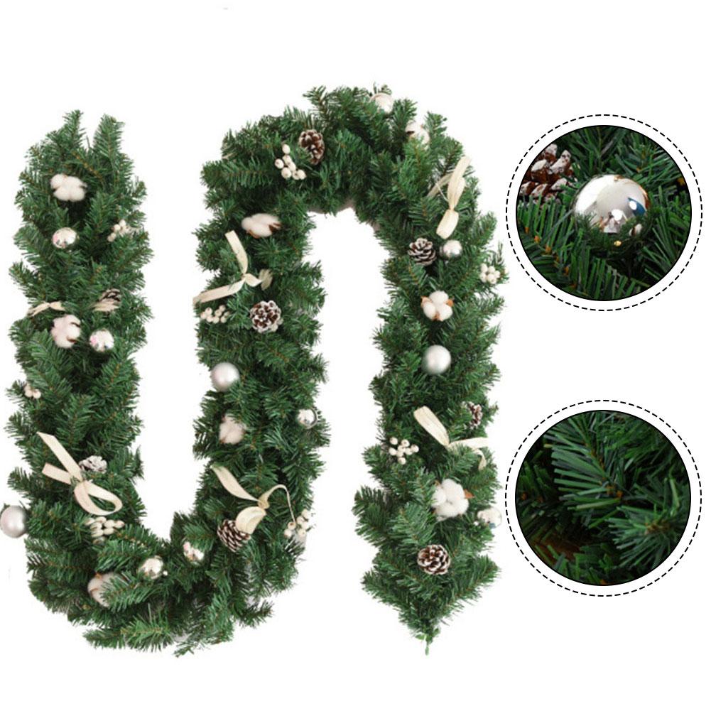 Artificial Flower Panels Bow Plastic Rattan Christmas Wreath Rattan Decoration Christmas Crafts Supplies Christmas Decorations