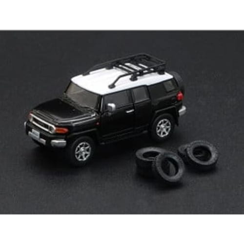BM CREATIONS 1/64 Toyota FJ Cruiser 2015 Black Right-Hand Drive