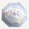 1pc Cinnamoroll Automatic Folding Umbrella - Portable 3-Fold Design with 8-Bone Iron Frame, Perfect for Outdoor Use, Festive Gifts, Fans, Travel, Dail