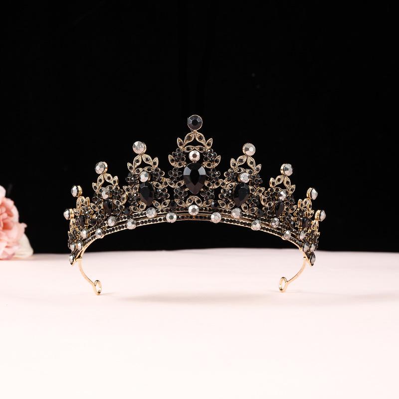 Children's Crystal Tiara Headband: Princess Crown Hair Accessory for Girls' Birthdays and Performances