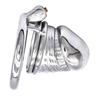 Stainless Steel Metal Chastity Lock CB Lock Cock Penis Cage Adult Sex Toys BDSM Game Fetish Ball Stretcher Femdom Slave
