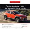 Left Deive for Hyundai Kona 2025-2025 Car Gate Slot Mat Interior Accessories Non-Slip Mats Cup Holders Protective Pads