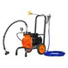 Diaphragm Airless Paint Sprayer, 900 W Efficiency Cart Airless Paint Sprayer, 1800 Psi High Pressure Paint Airless Sprayer, with Extension Bar