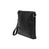 Gucci GG Embossed Leather Zip Pouch Wristlet Clutch In Black For Unisex Daily Use