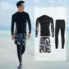 Wetsuit Rash Guard Long Sleeve Short Pants Quick Dry Sun Protection Men Women Surfing Diving Swimming