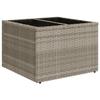 VidaXL Ensemble de canapé de jardin 7 pièces avec coussins gris clair en poly rotin 3355621