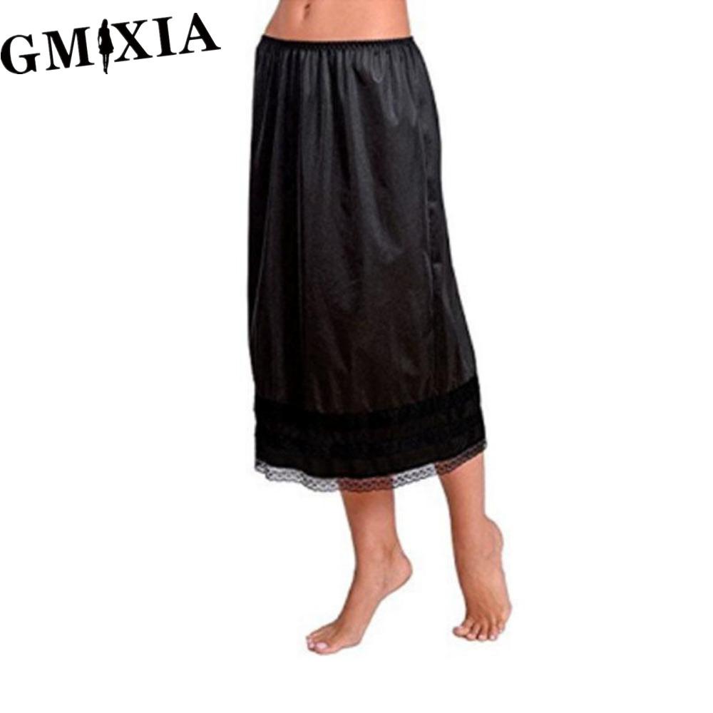GMXIA Women's Fashion Casual Solid Color Print Summer Spring Skirts