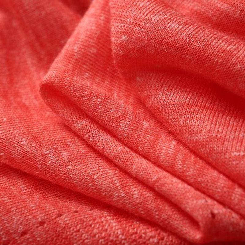 Export Export Linen Blend Loose and Simple Solid Color Shiner Cut Out Knitwear Cardigan Shawl Women