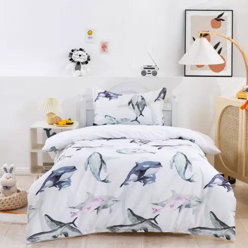 Whale Duvet Cover Set Bed Decoration First Choice Gift Suitable For Children Boys Girls And Adults Soft Warm And Breathable