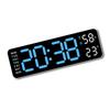 Multifunctional Electronic LED Table Clock with Time Week Temperature Display 2 Alarms 12/24 Hour Format Snooze Function