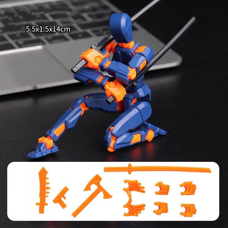 Dummy 13 Multi-jointed Movable Robot 3d Printed Mannequin Playthings lucky t13 Action Figures Need Assemble By Self  Present for Children
