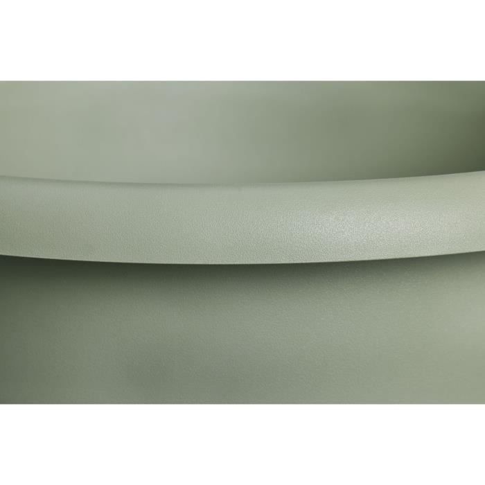 ELHO Pot de fleurs Amiga Rond 35 - Vert - Ø 34.5 x H 26 cm - Extérieur - 100% recyclé