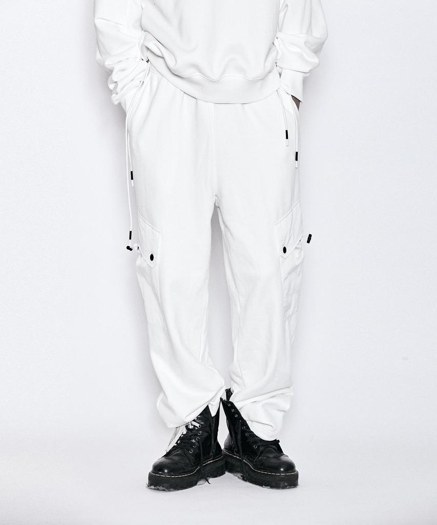 Millimillieon Basalt Hybrid Jersey Pants B07-White