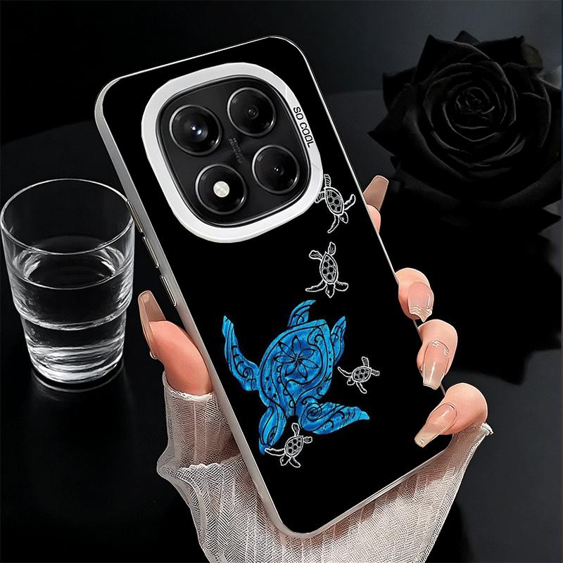Cartoon Ocean Sea Turtle Soft Phone Case for Xiaomi Redmi Note 13 14 15 Pro Plus 12S 12 11S 11 11T 10S 10 Shockproof Cover Back