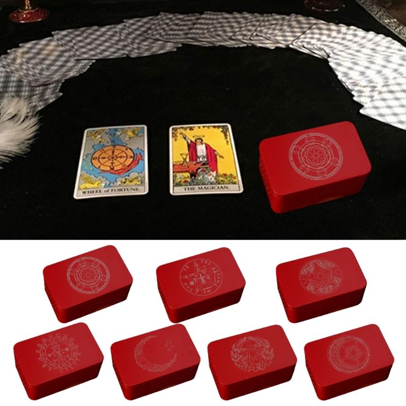 Gaming Card Box Playing Card Container Tarot Card Storage Case Packing Poker Box