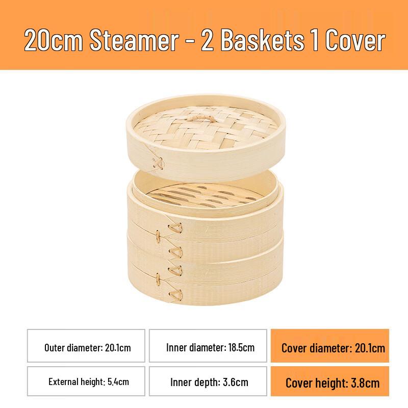 

DingLe Bamboo Steamer Basket