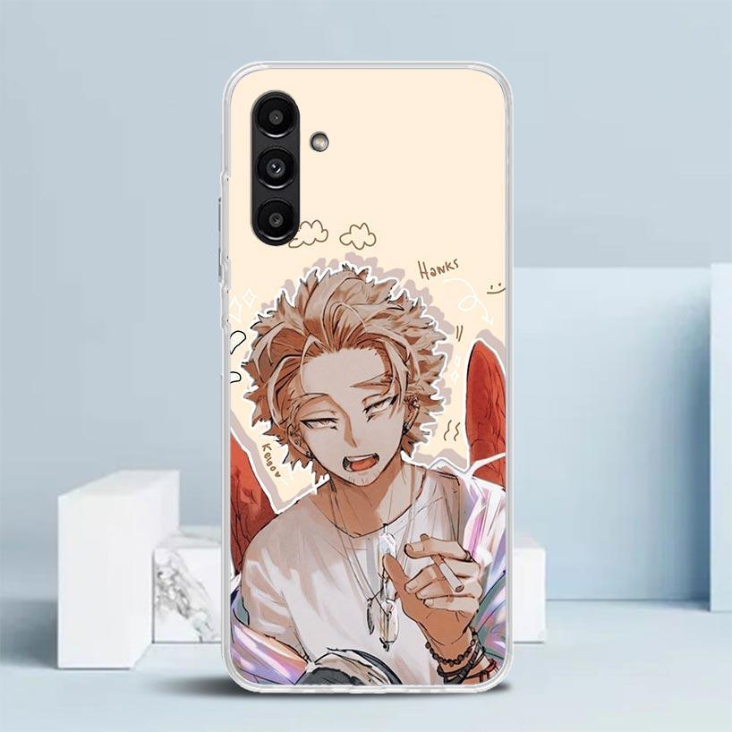 Hawks MHA My Hero A-Academy Phone Case For Samsung Galaxy A17 A37 A57 A16 A15 A14 A13 A56 A55 A54 A53 A36 A35 A34 A33 A26 A25 A2