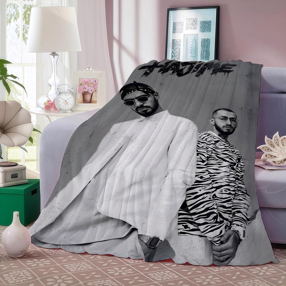 

H-Hajime MiyaGi Andy Panda Blanket Warm And Soft Suitable For Bedroom Living Room Sofa Bed Office Travel Camping 30x40in