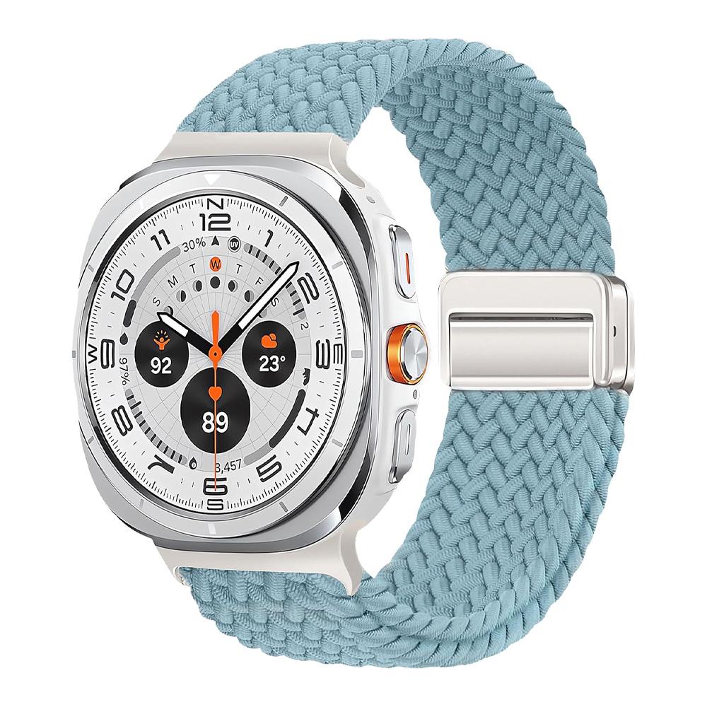 Braided Bands For Samsung Galaxy Watch Ultra 47mm watchband Magnetic wrist sport belt Bracelet Correa Galaxy Watch 7 Ultra Strap