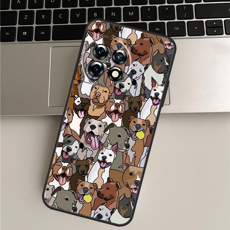 Pitbull Dog Case For OnePlus Nord 5 CE 3 4 Lite N20 N30 OnePlus 15R 13R 12R 13T 10T 10 Pro 11 12 13 Cover