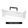 Plastic Organizer Box Transparent Portable Multipurpose Electrician Drill Tool Storage Box Hardware Tool Case